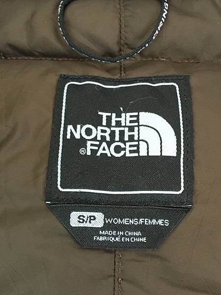 レディース 古着 TNF The North Face 600 フィルパワー 軽量 グース ダウン コート S 古着_画像9