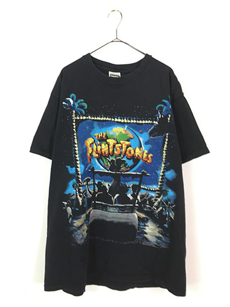 古着 90s The Flintstones アニメ実写版 「フリントストーン モダン石器時代」 ムービー Tシャツ XL 古着_画像1