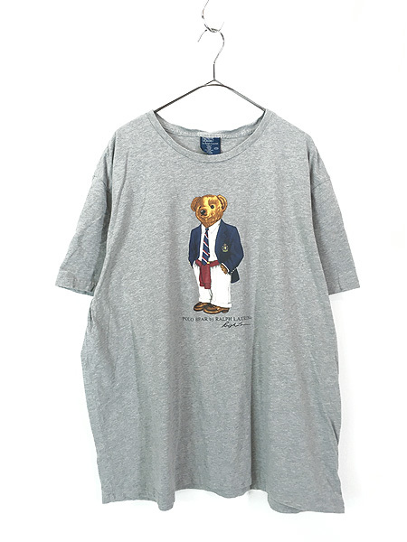 古着 90s Polo Ralph Lauren 「POLO BEAR」 プレッピー ポロベア Tシャツ XL 古着