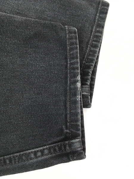 古着 90s Levi's 550-0260 ブラック デニム パンツ ジーンズ テーパード W33 L29 古着_画像6