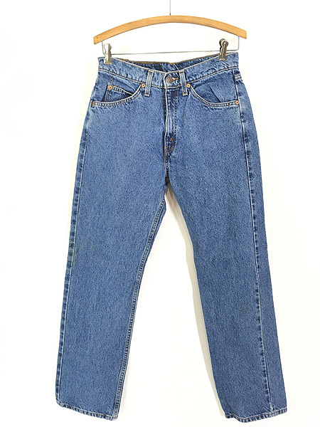 高品質の激安 505-0214 Levi's 90s 古着 ブルー 古着 L30 W31 スリム