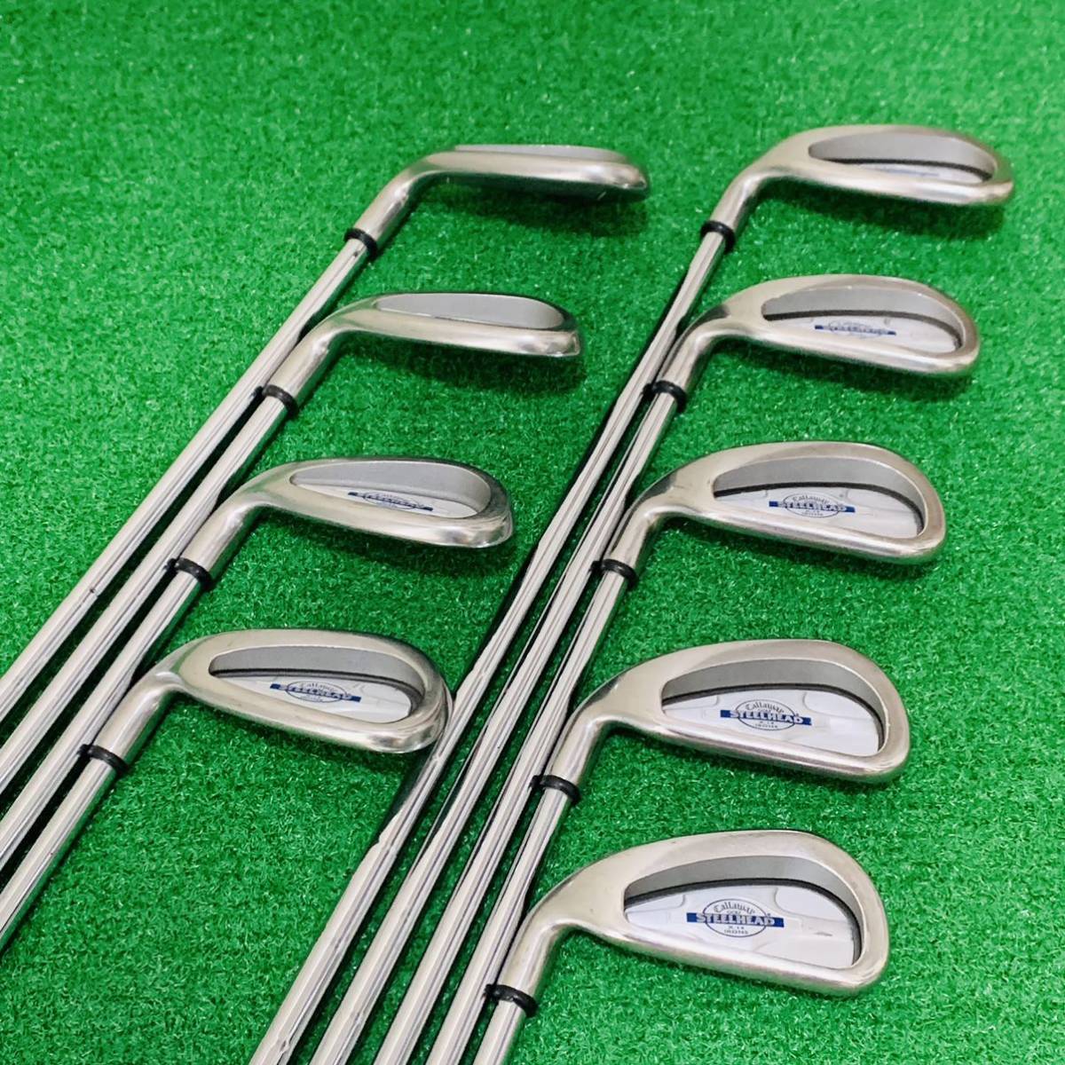 Y5467 Callaway STEELHEAD X-14 レフティ 左利き キャロウェイ アイアン9本セット 送料無料 匿名配送