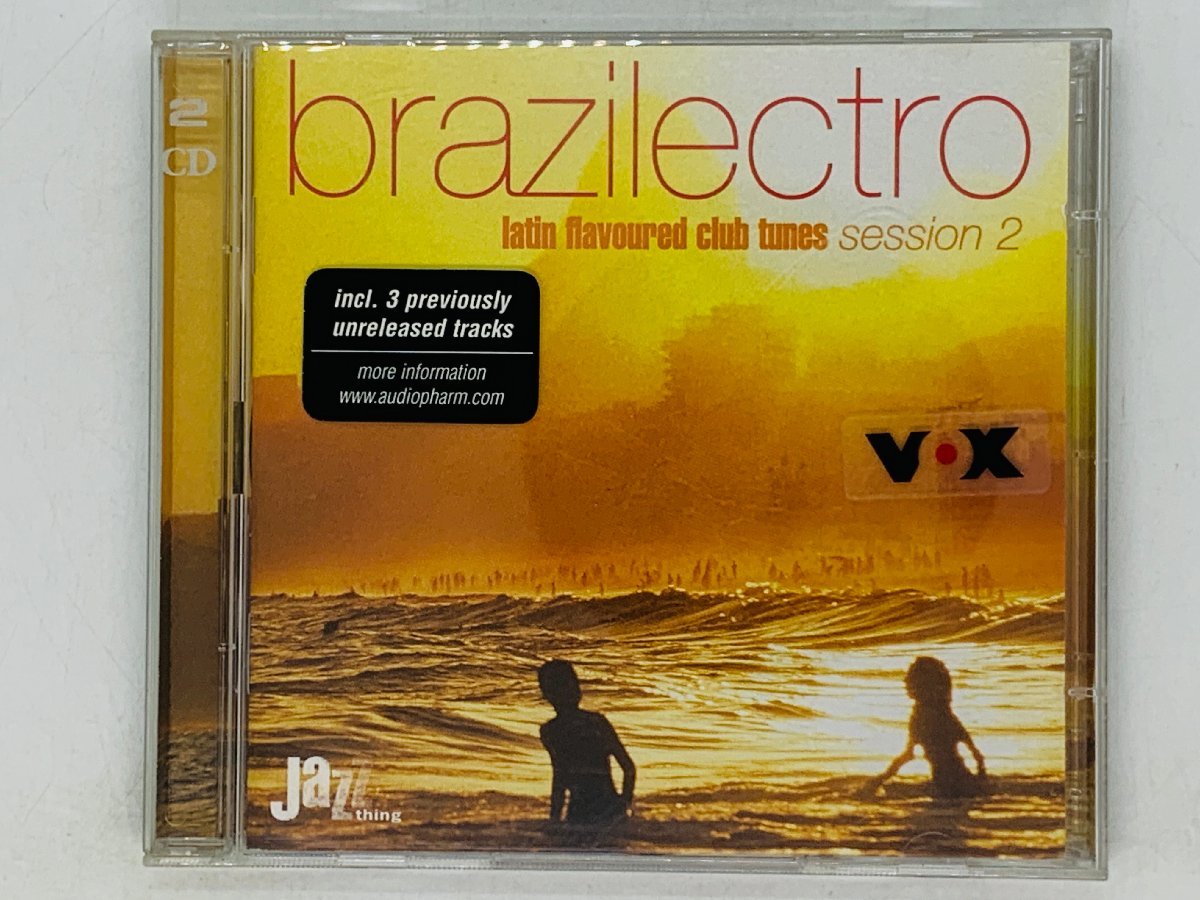 即決2CD Brazilectro Latin Flavoured Club Tunes, Session 2 / アルバム レア 小ヒビあり G01_画像1