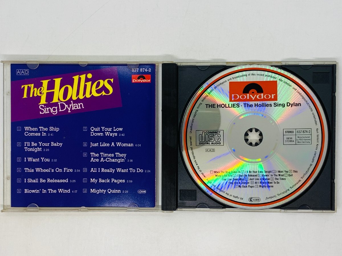 即決CD 西独盤 The Hollies Sing Dylan / ザ・ホリーズ シング・ディラン / 全面蒸着仕様 West Germany Y28_画像4