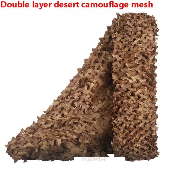  уличный сиденье для отдыха коврик усиленный камуфляж -ju сеть садоводство [Desert camouflage] [3x4m]