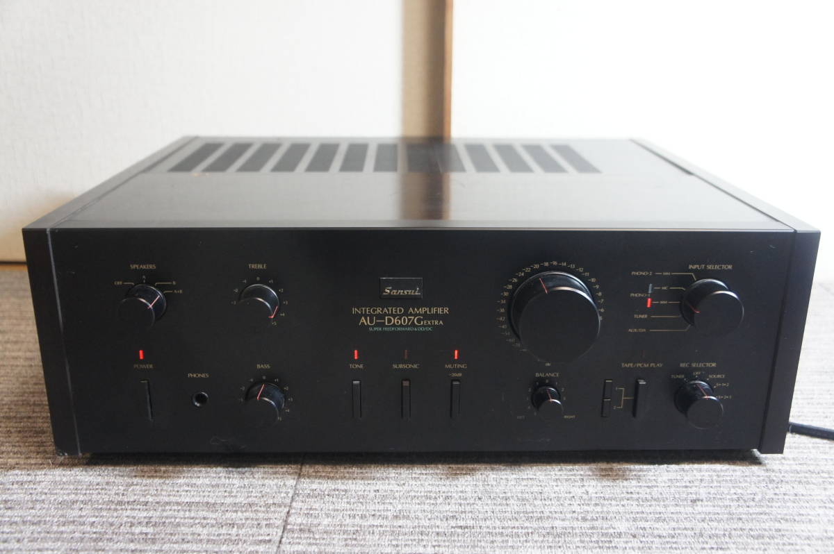 有名な高級ブランド ○SANSUI AU-D607G プリメインアンプ○整8-25-1