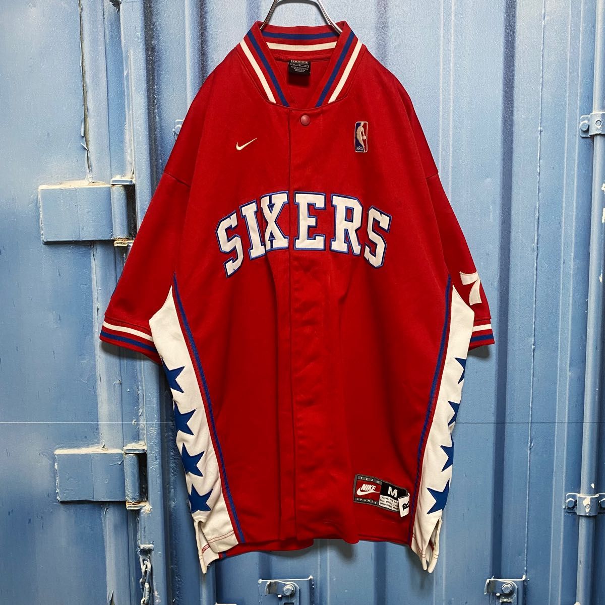 vintage nike NBA SIXERS シクサーズ ゲームシャツ 古着