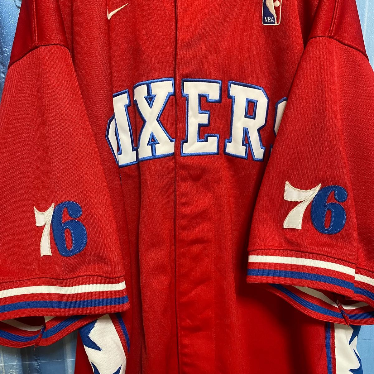 vintage nike NBA SIXERS シクサーズ ゲームシャツ 古着