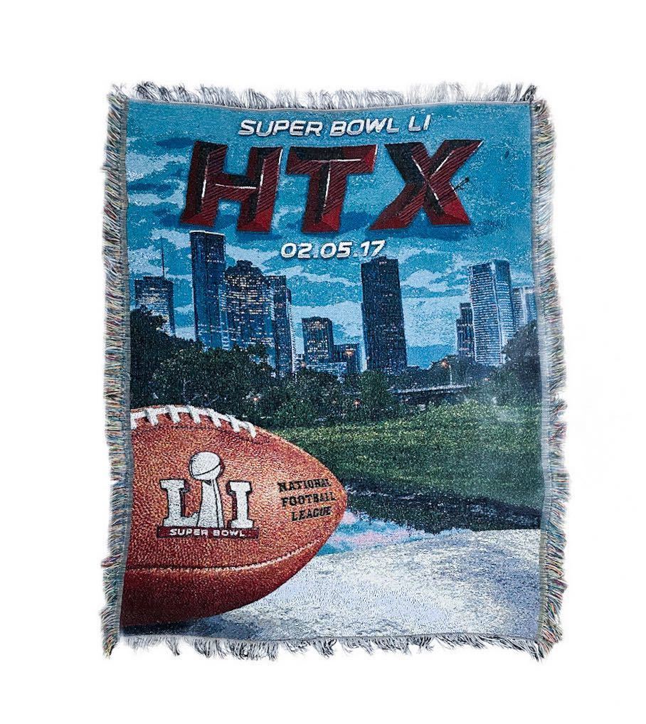 2002 Super Bowl HTX Super Ball Big Size Tapestry American Football