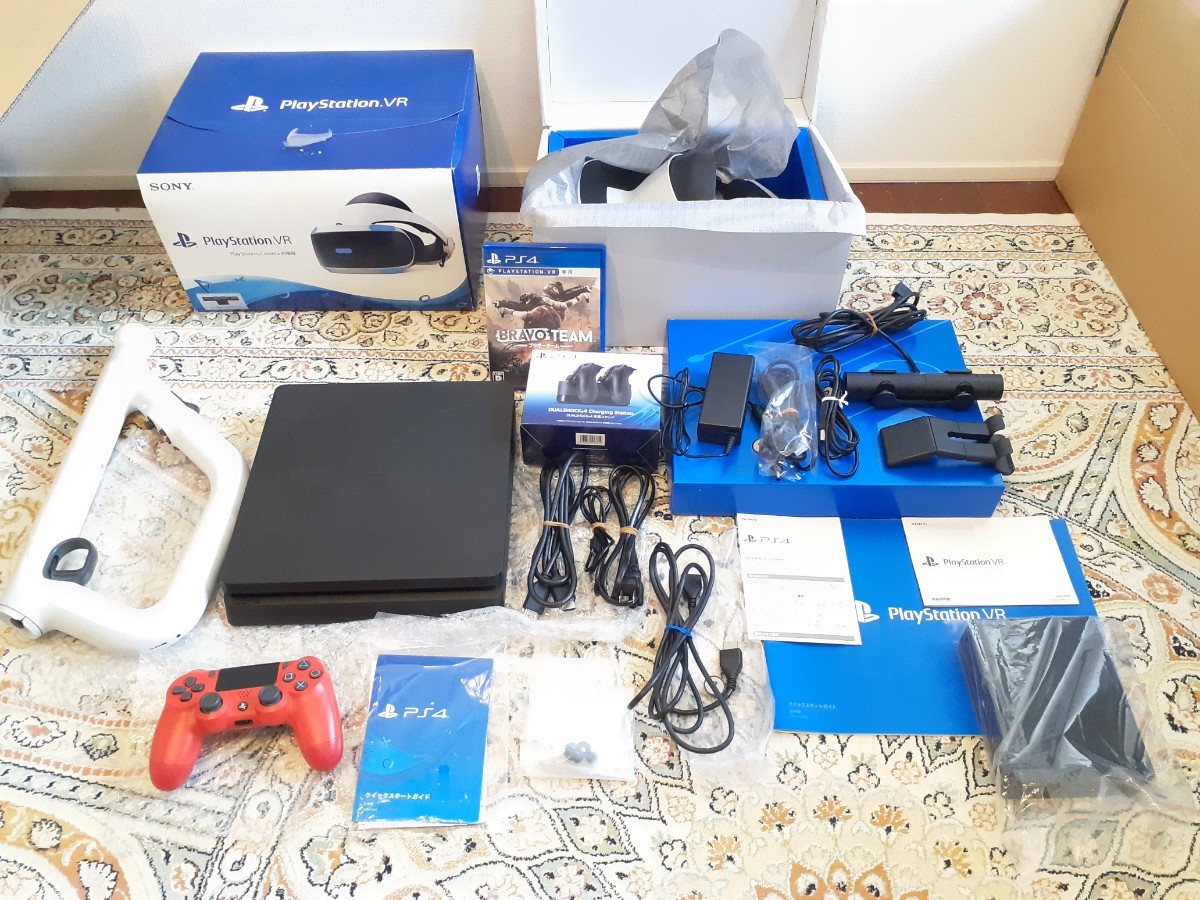 豪華セット PS4 CUH-2100A 本体一式 PSVR CUH-ZVR2 カメラ ソフト