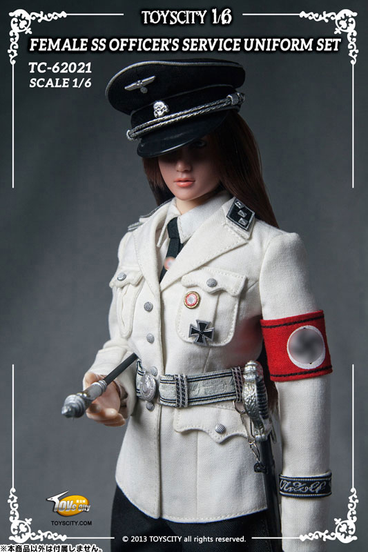 1/6 女性フィギュア用 コスチューム TOYS CITY ドイツ 女性 SS将校