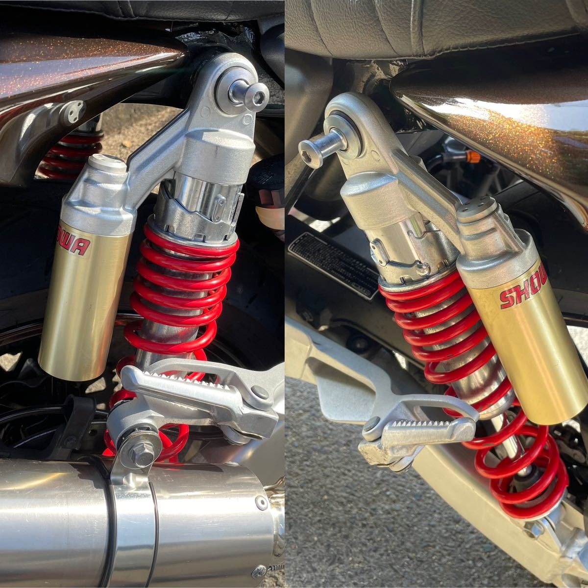 送料無料!CB400SB純正リアサスペンション左右セットVtec Spec3 Revo
