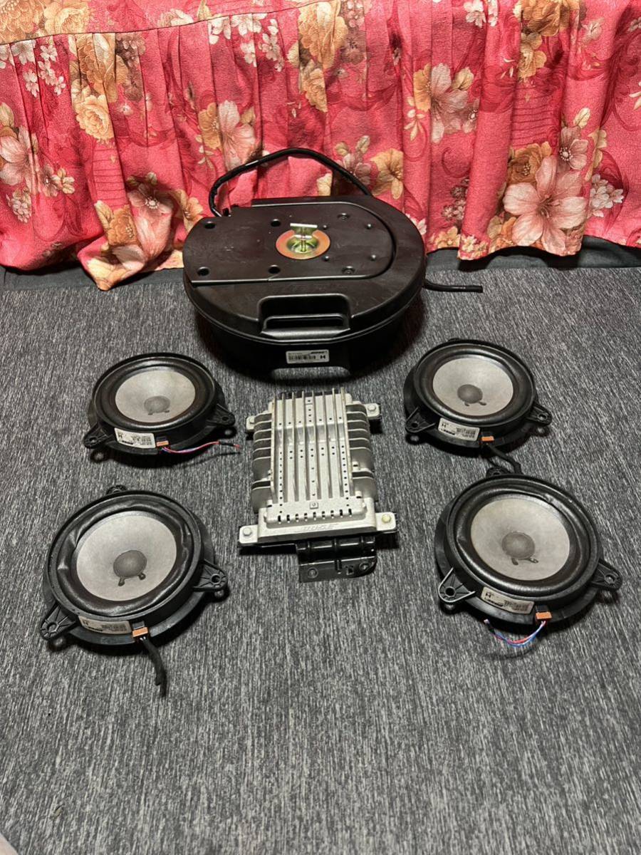 ムラーノ Z50 純正 BOSE ウーハー スピーカー アンプ セット カプラー