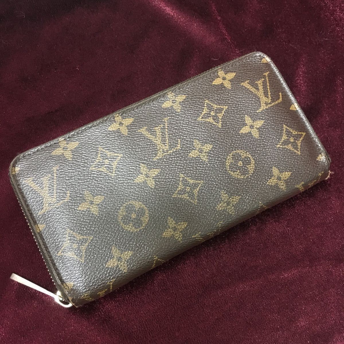 はこぽす対応商品】 ジッピーウォレット モノグラム ♪ VUITTON LOUIS