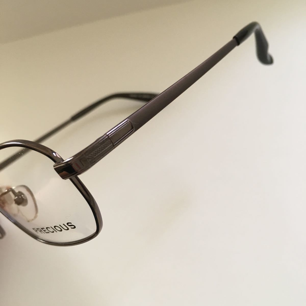新品・未使用 ★ PRECIOUS ★ メガネ フレーム PR-12 Pure Titanium 日本製 ★ プレシャス めがね 眼鏡 （管理F102）_画像5