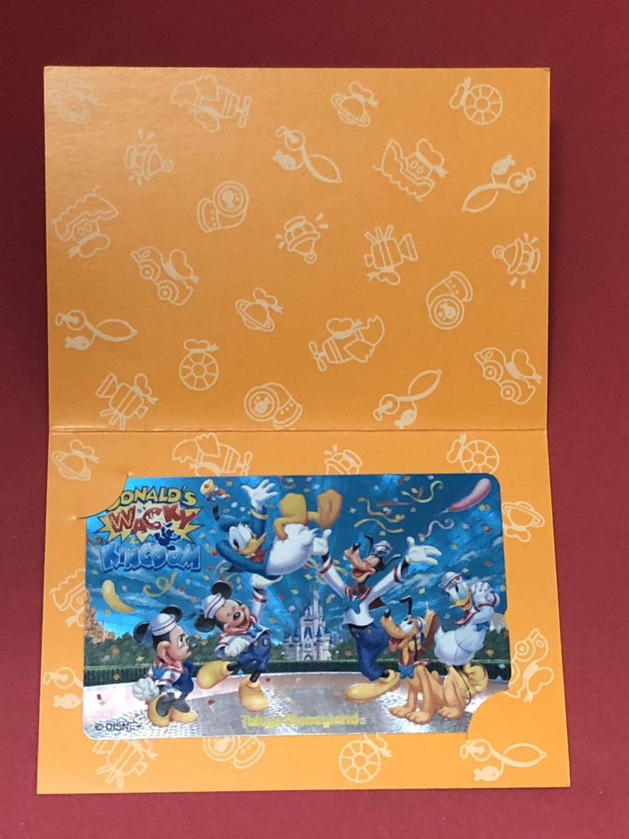  не использовался! Tokyo Disney Land Donald Duck wa ключ King dam картон есть телефонная карточка 50 частотность телефонная карточка телефон карта 
