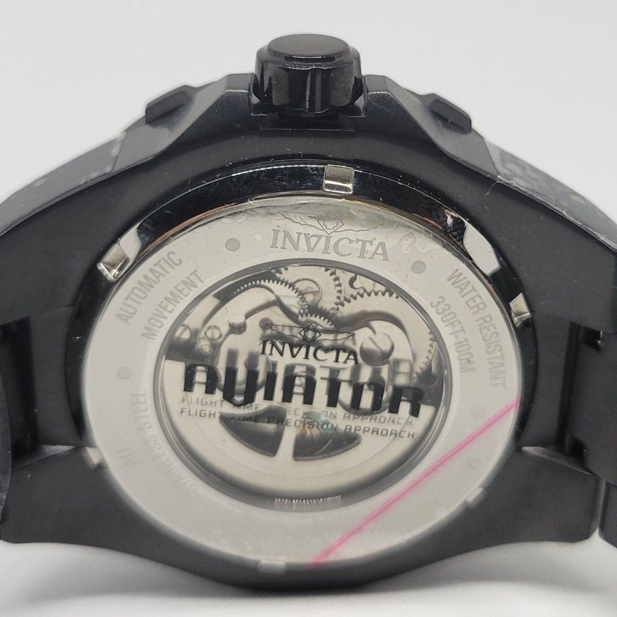 Invicta インビクタ 39918  50mm アビエーター レーダー オート ガンメタ×ブラックＤ《超COOLな見た目重視》