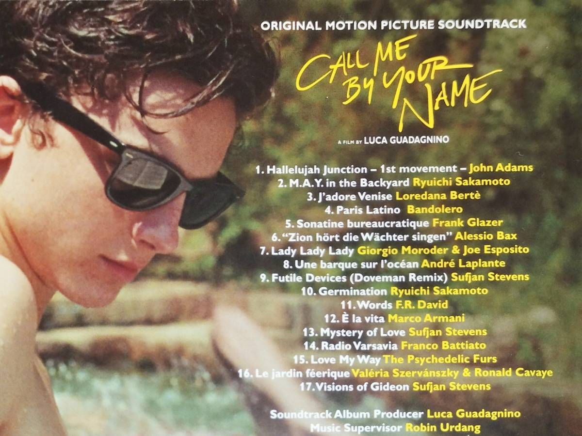 ♪Call Me By Your Name (Original Motion Picture Soundtrack)♪ 君の名前で僕を呼んで サントラ ost_画像4