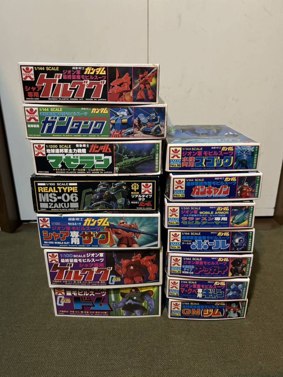 【送料込】 未使用品 【バンダイ】ガンプラ旧キットまとめて ② プラモデル 昭和レトロ バンザイマーク 当時物 ガンダム 機動戦士ガンダム 【送料込】 未使用品 【バンダイ】ガンプラ旧キットまとめて ② プラモデル 昭和レトロ バンザイマーク 当時物 ガンダム 機動戦士ガンダム
