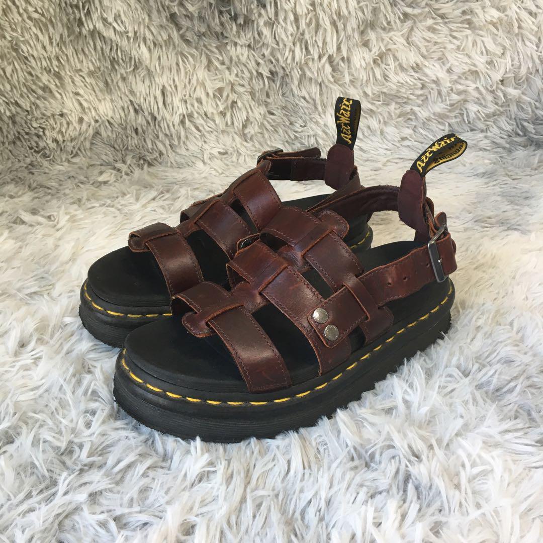 専門ショップ 美品 Dr.Martens グルカサンダル TERRY テリー 厚底 24cm