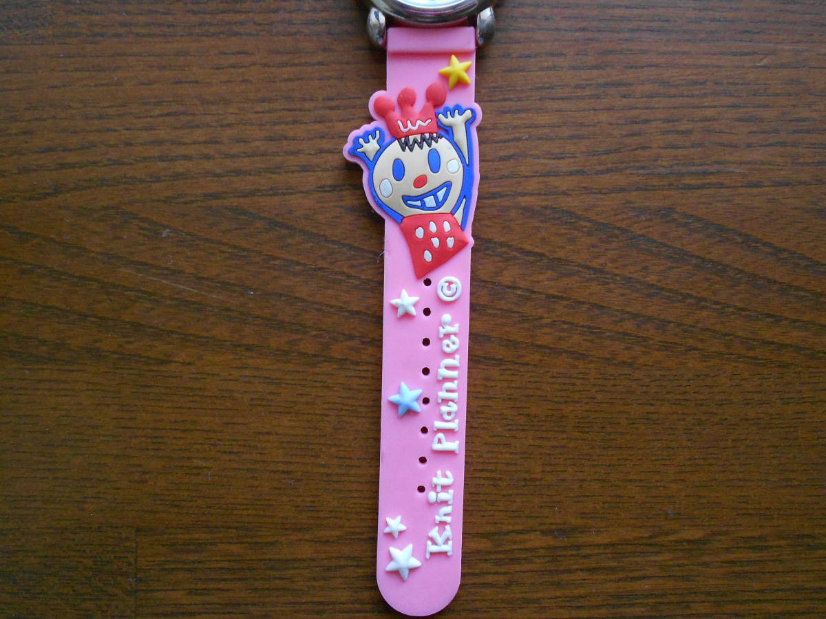 ★非売品★　KP Knit Planner　４０周年記念ノベルティ腕時計　ピンク色　ラバー_画像5