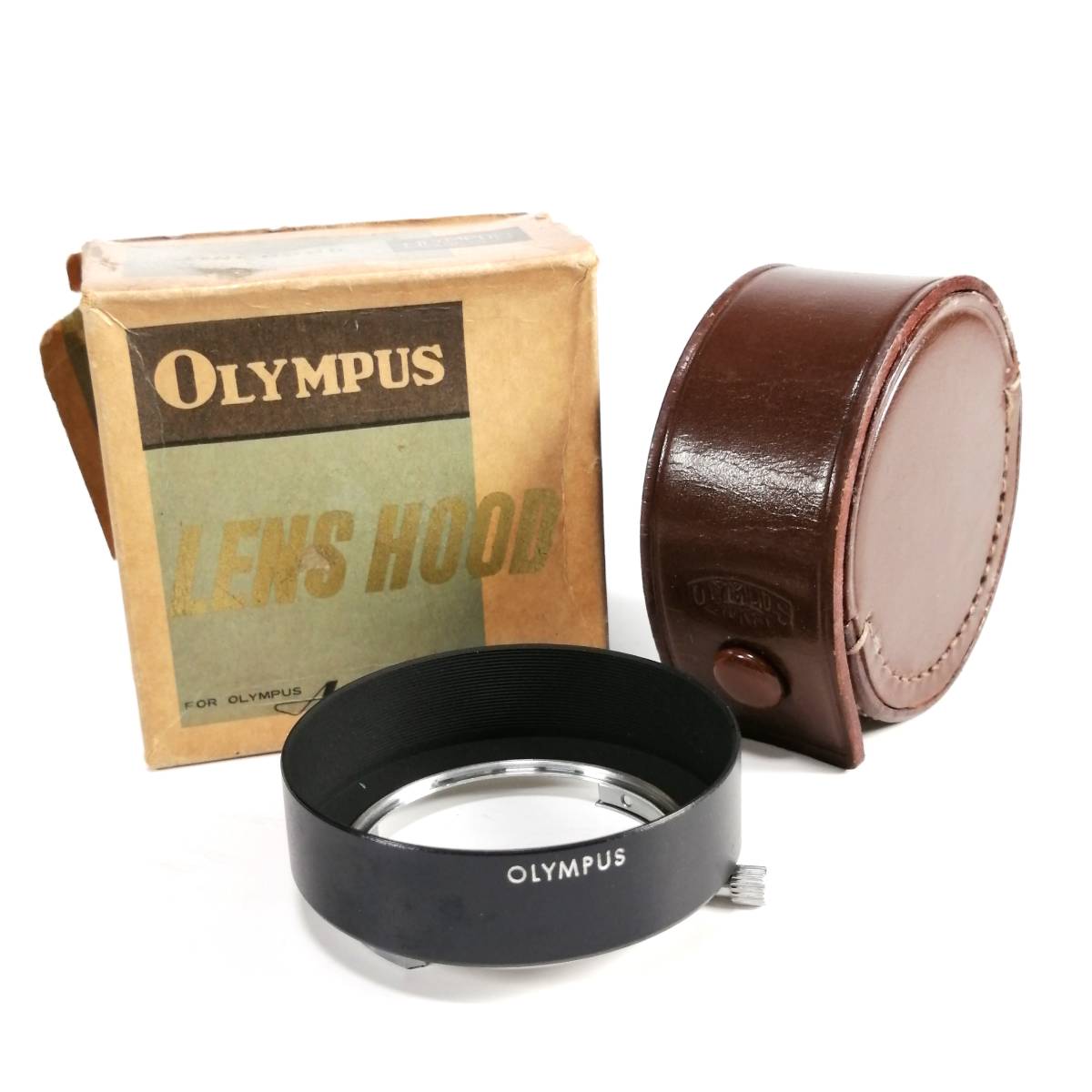 OLYMPUS lens hood ACE フード 内径約39.5mm カメラ レンズ フード オリンパス ケース 元箱付き _画像1
