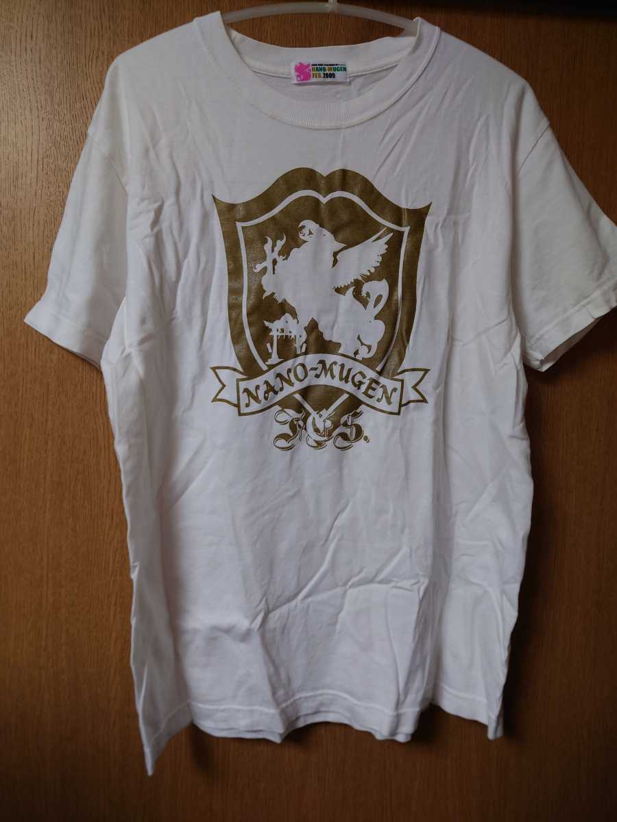 NANO-MUGEN FES.2009 半袖 Tシャツ ホワイト 白 フリーサイズ ASIAN KUNG-FU GENERATION アジカン サインプリント_画像1