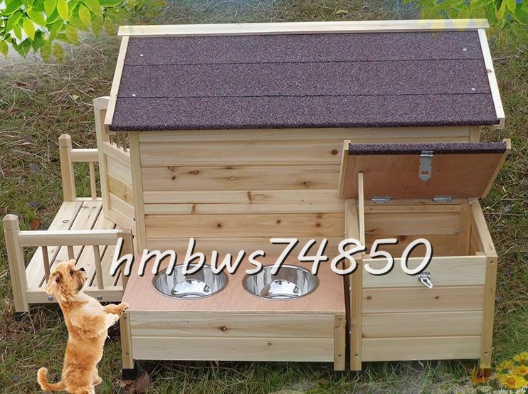  beautiful goods small size / for medium-size dog kennel wooden pet house dog dog holiday house house waterproof . corrosion outdoors gorgeous holiday house garden for 