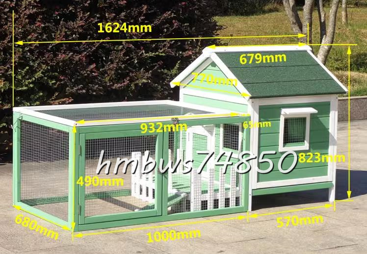  new goods high quality chicken small shop . dog cat small shop gorgeous wooden pet holiday house rainproof . corrosion house rabbit chicken small shop breeding outdoors .. garden 