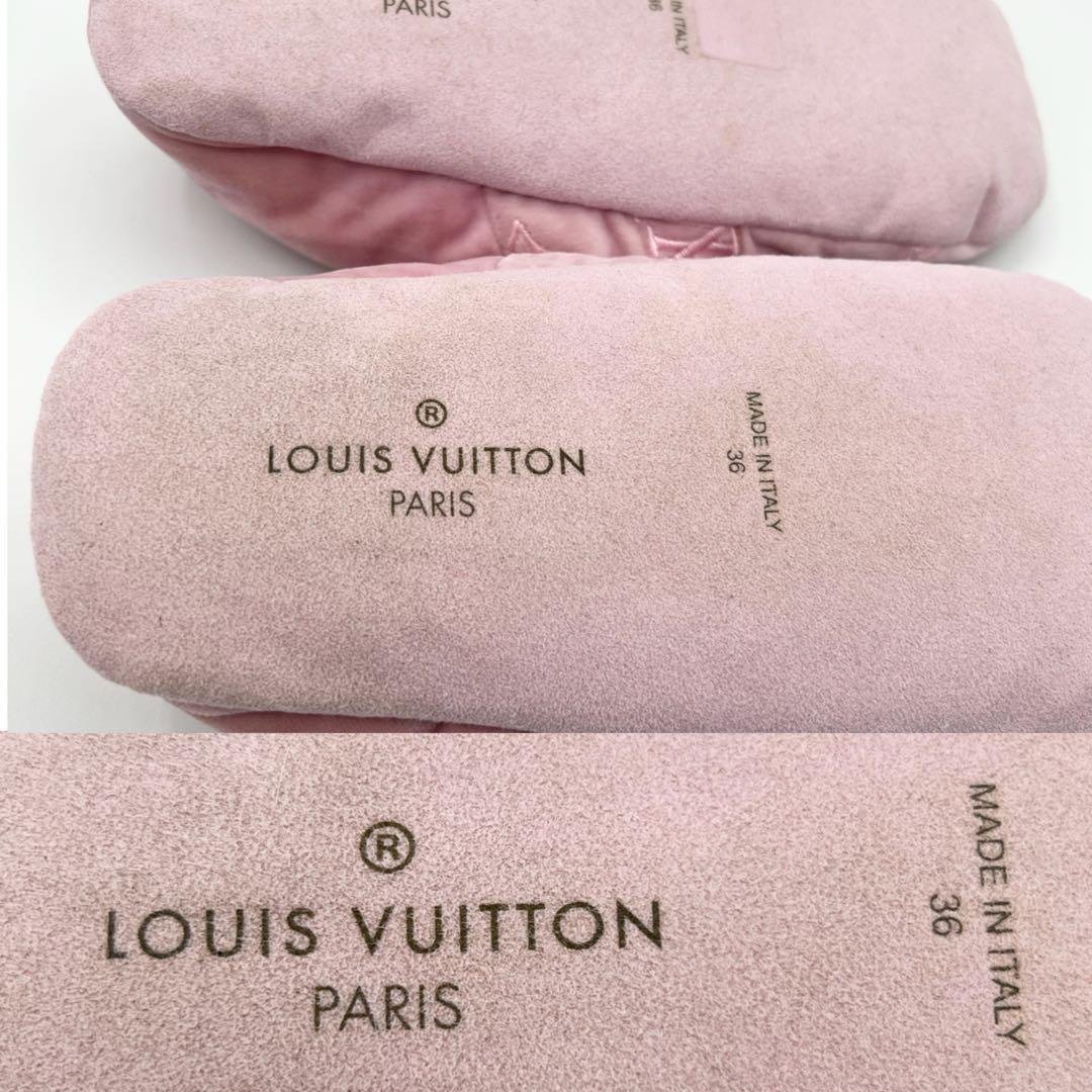 【高級】ルイヴィトン LOUIS VUITTON レディース スリッパ ルーム シューズ ドリーミーライン