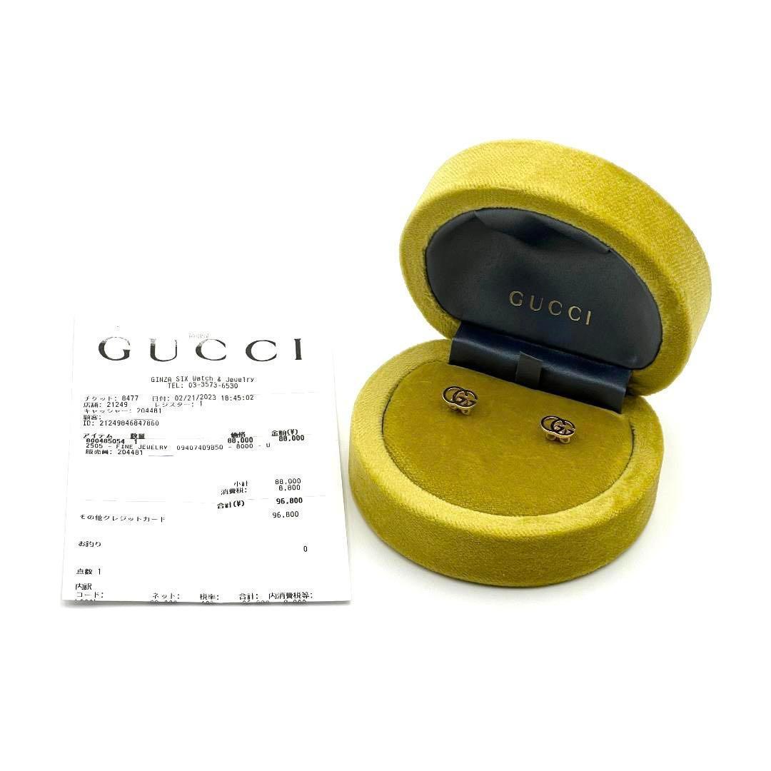 おトク】 【定価9.7万】グッチ GUCCI ピアス GG ランニング ゴールド