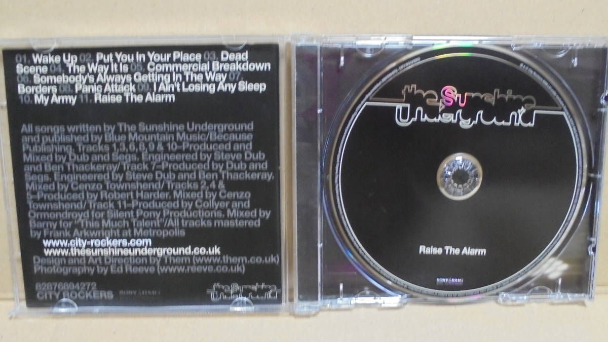 CD★サンシャイン アンダーグラウンド★The Sunshine Underground : Raise The Alarm★輸入盤★4枚同梱可能_画像2