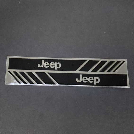 JEEP Jeep door mirror sticker black ( black )1 set 