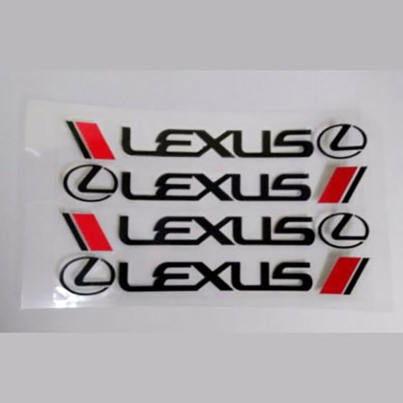 LEXUS 　レクサス　ステッカー　４個組(黒文字）_画像1