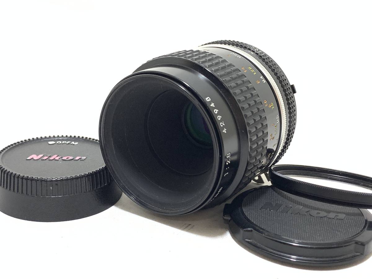 円高還元 ☆特上品☆ NIKON @1829 F2.8 55mm NIKKOR Micro Ai-S ニコン