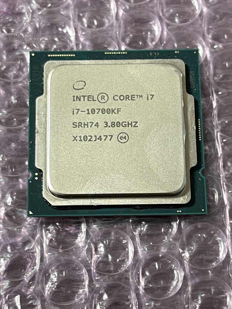 Intel Core i7 10700KF 8C16T (3.8GHz～5.1GHz) 動作確認済 Z490 H470 B460 H410等 Z590 H570 B560 H510