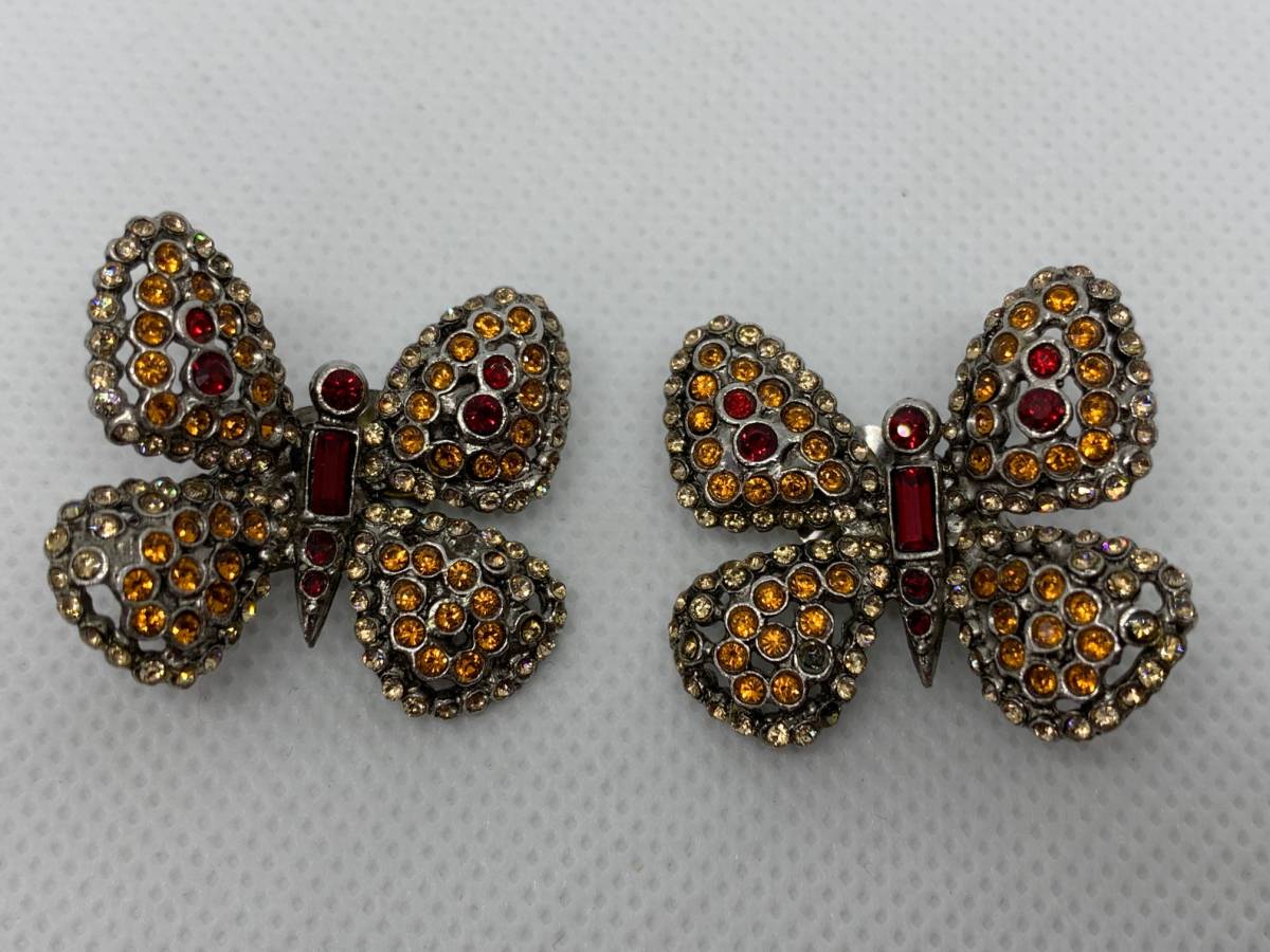 Jean Paul GAULTIER ジャンポールゴルチエ ゴルチェ　イヤリング　アクセサリー　蝶々 アーカイブ archive butterfly accessory