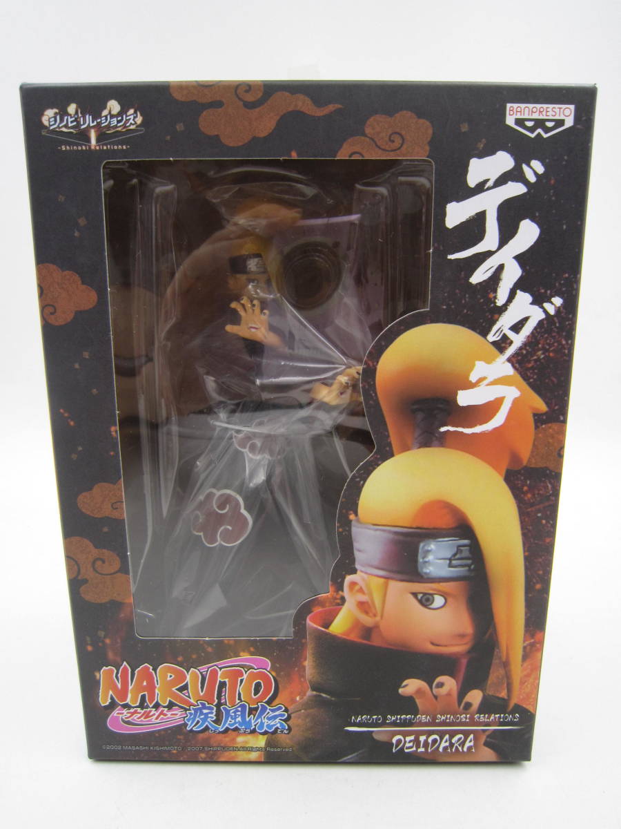 即決 新品 未開封 Naruto ナルト 疾風伝 シノビリレーションズ Shinobi Relations 08 デイダラ フィギュア 海外版 バンプレスト Banpresto
