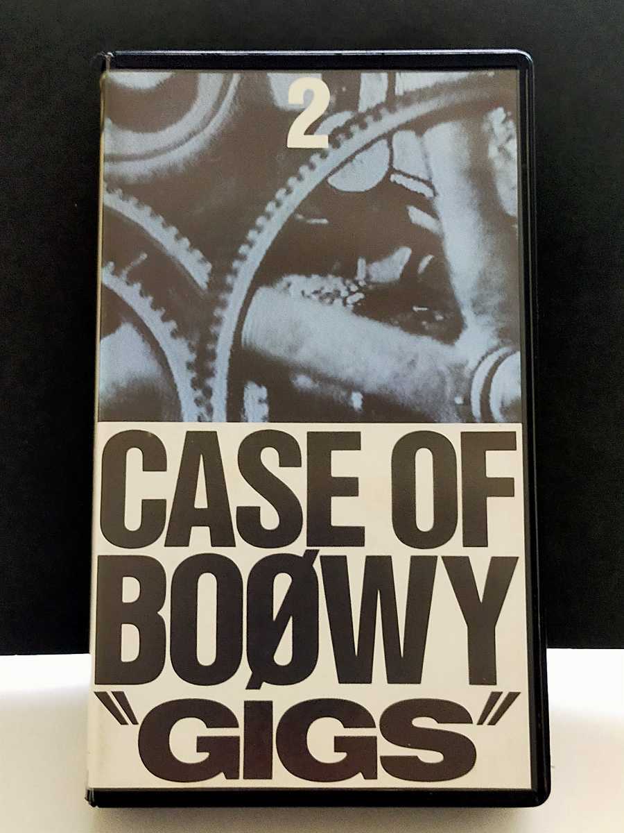 【 東芝EMI 】GIGS CASE OF BOOWY ② 希少 レア 廃盤 ビデオ_画像1