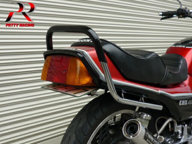 HONDA CBX400F PRETTY製 新品　極太ゴム巻きタンデムバー_画像2