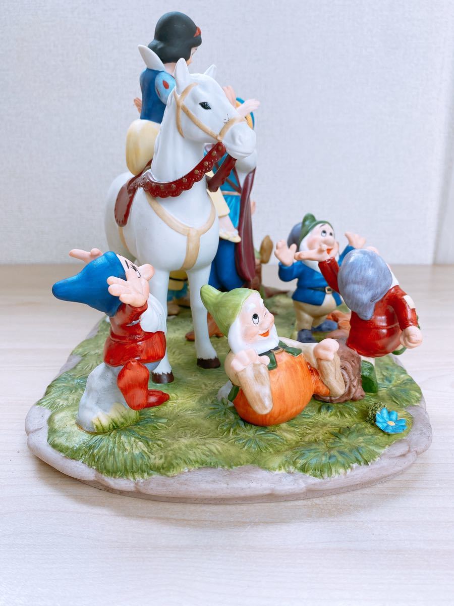 白雪姫 七人の小人 ディズニー 陶器人形 東京ディズニーランド limited