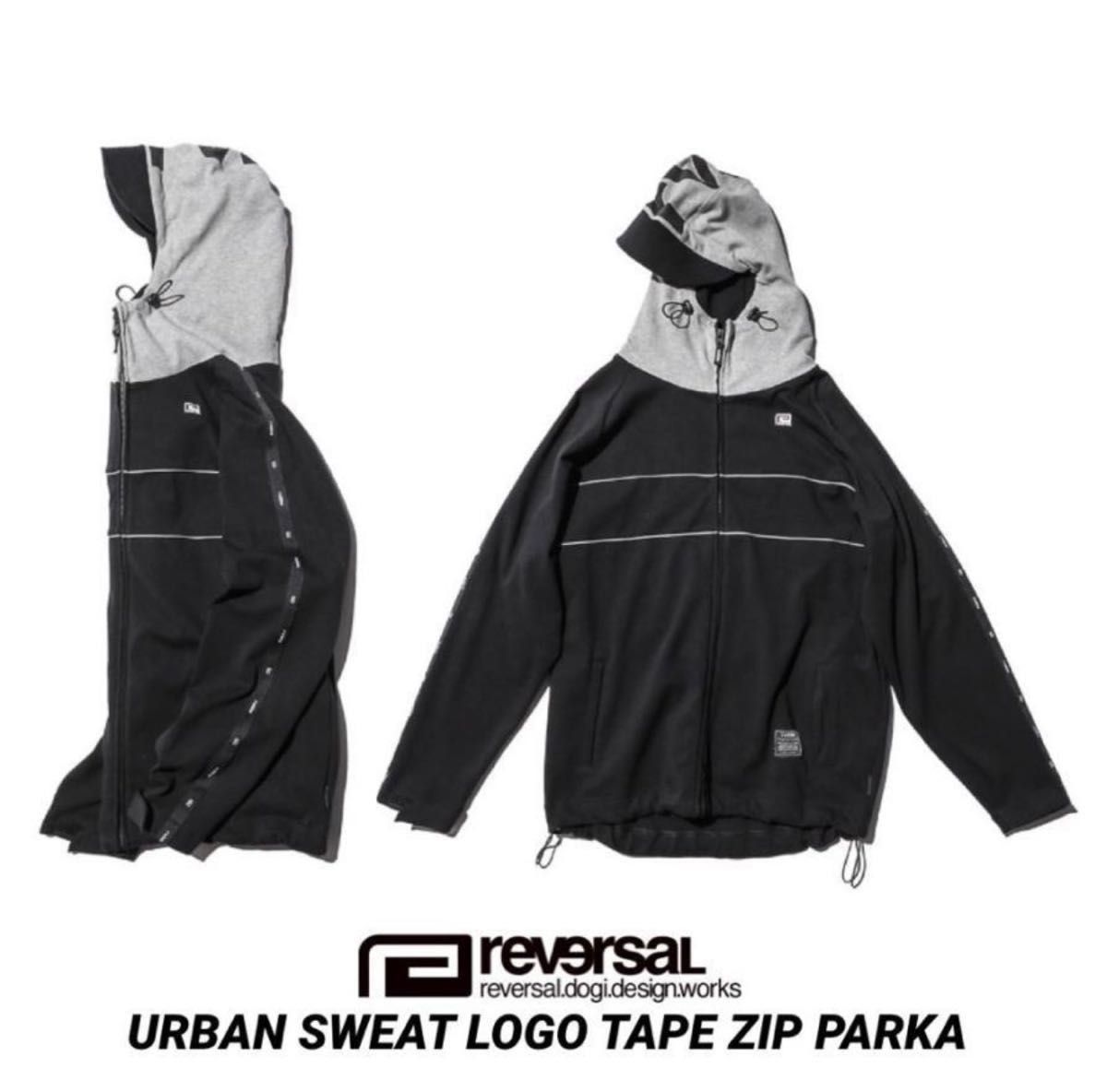 リバーサル ロゴテープ スウェット セットアップ XL 未使用 reversal