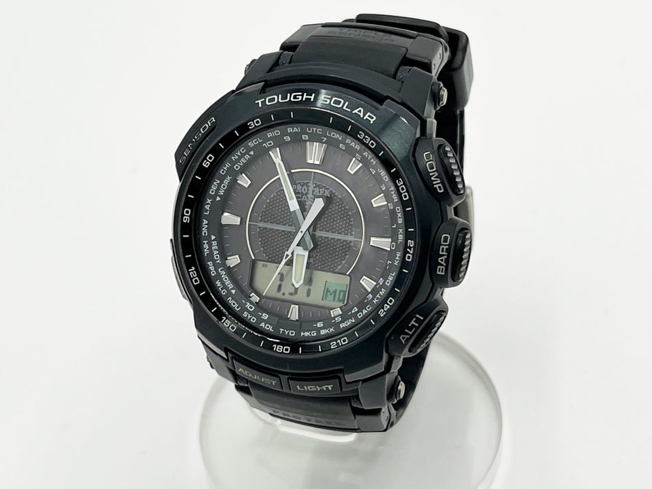 大人の上質 送料無料 CASIO PRW-5100-1JF 腕時計 ソーラー電波 メンズ