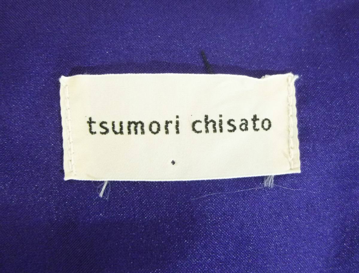 《ジャムルK》Qko8-36 ◆送料無料◆ tsumori chisato ツモリチサト 着物ショール 和装小物 黒 猫柄 成人式 振袖 羽織 昭和レトロ_画像9
