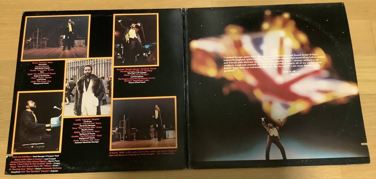 【送料無料】【1977 US Original】Marvin Gaye - Live At The London Palladium 2xVinyl LP Gatefold_画像7