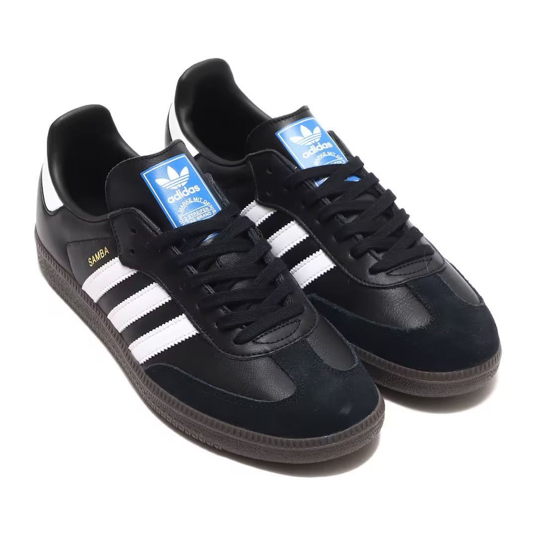 ★未使用 adidas アディダスオリジナルス／サンバ 28cm SAMBA OG CORE BLACK/FOOTWEAR WHITE/GUM 23FW-I b75807 国内正規品_画像1