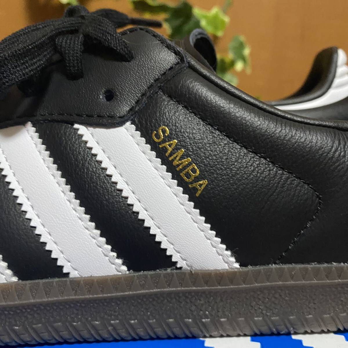 ★未使用 adidas アディダスオリジナルス／サンバ 28cm SAMBA OG CORE BLACK/FOOTWEAR WHITE/GUM 23FW-I b75807 国内正規品_画像8