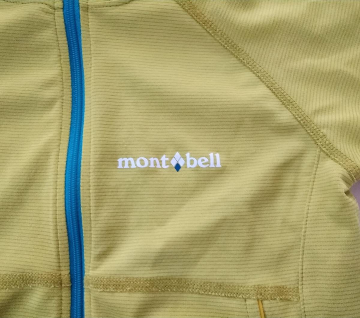 mont-bell　モンベル　フード付きライトパーカー　100サイズ　美品_画像2