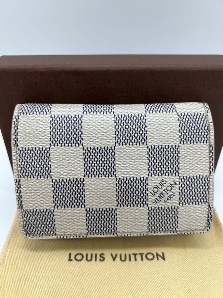 LOUIS VUITTON ルイヴィトン ダミエ アズール アンヴェロップ カルト