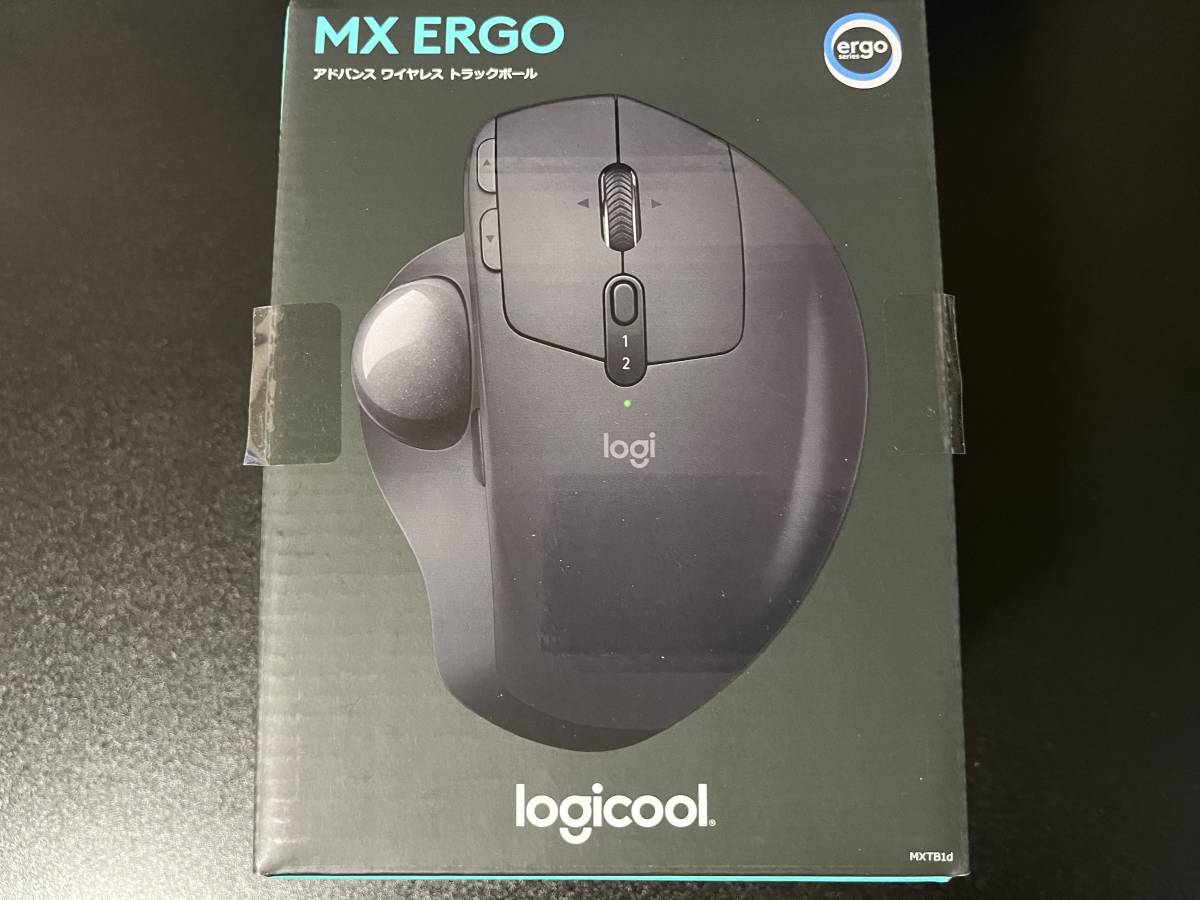 中古使用少】Logicool MX ERGO MXTB1d トラックボールマウス